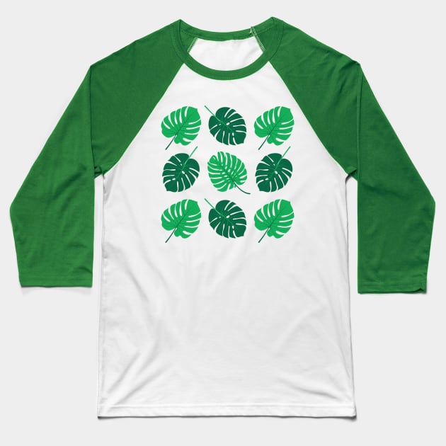 Monstera Baseball T-Shirt by EvaMok88